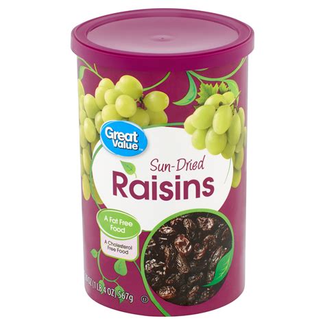 where are the raisins in walmart